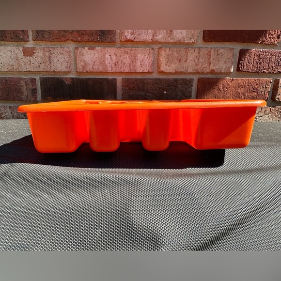 Rubbermaid Harvest Orange Silverware Flatware Utensil Holder Tray #2921 Vintage - Picture 7 of 7